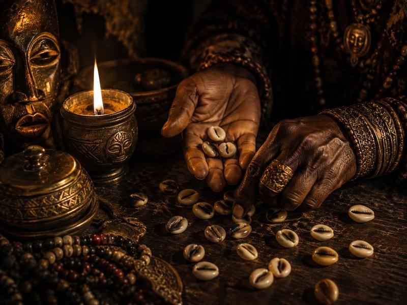 Divination par les cauris africains — lecture spirituelle de Master Dansira